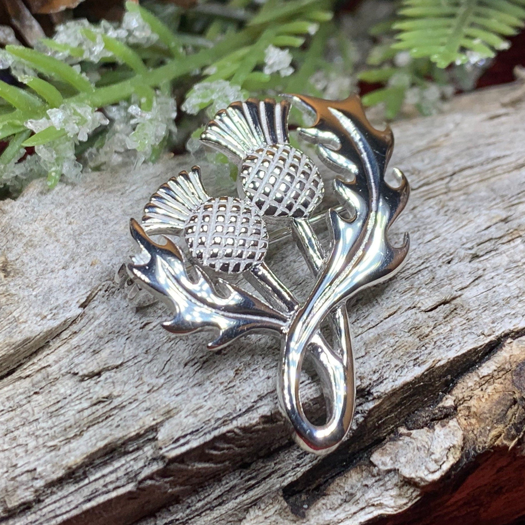 Tanyth Scottish Thistle Brooch