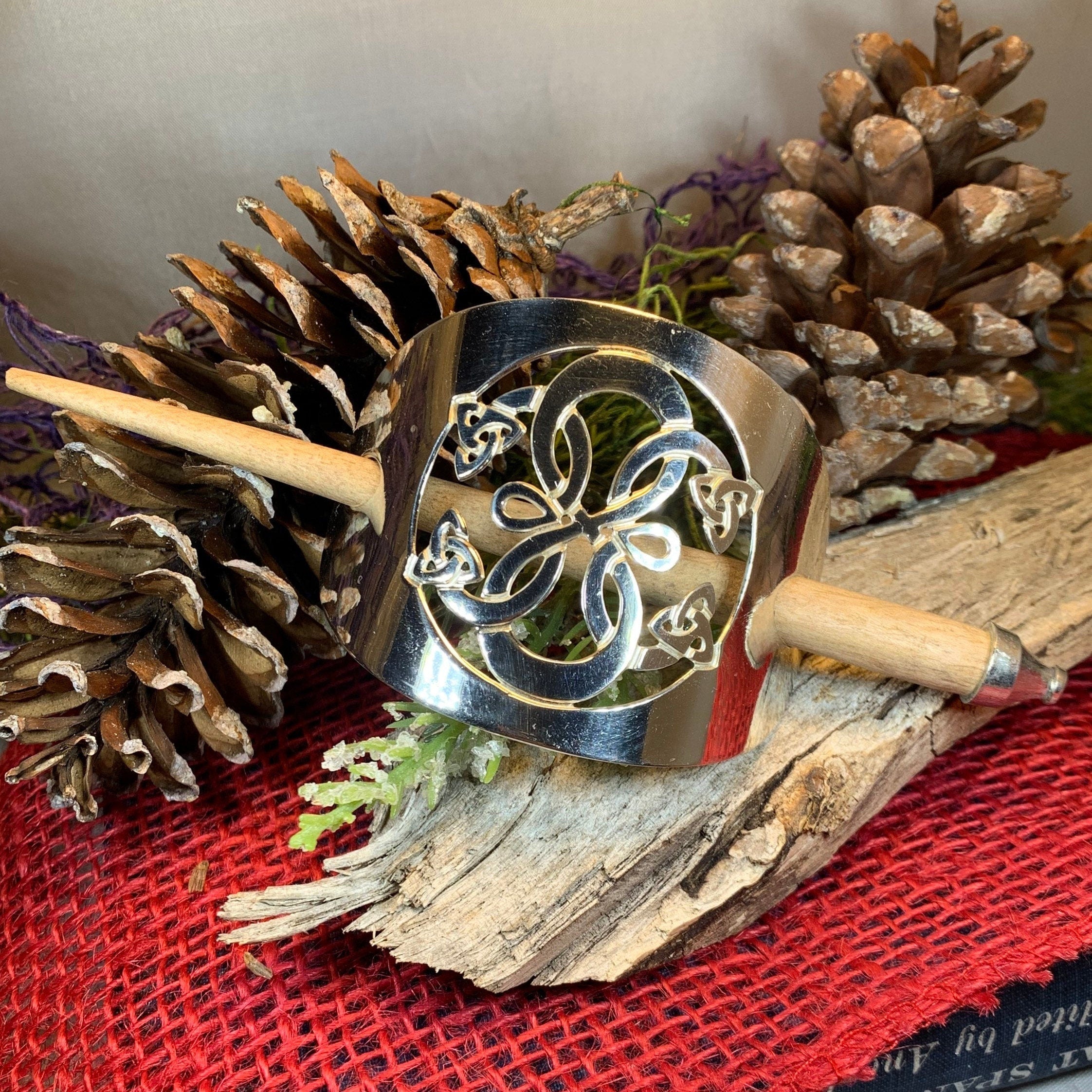 Line of Life Celtic Hair Slide