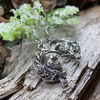 Raven's Moon Celtic Earrings