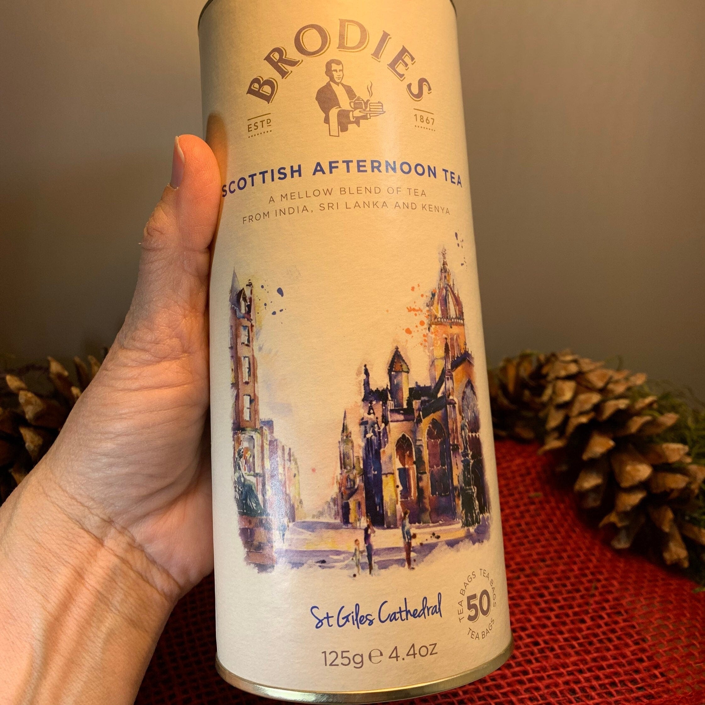 Tour of Scotland THREE Brodies Tins