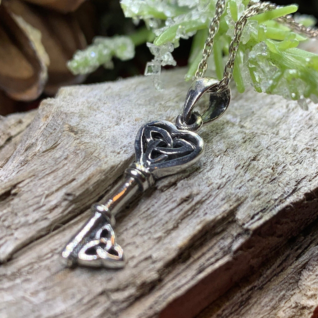 Petite Celtic Key Necklace
