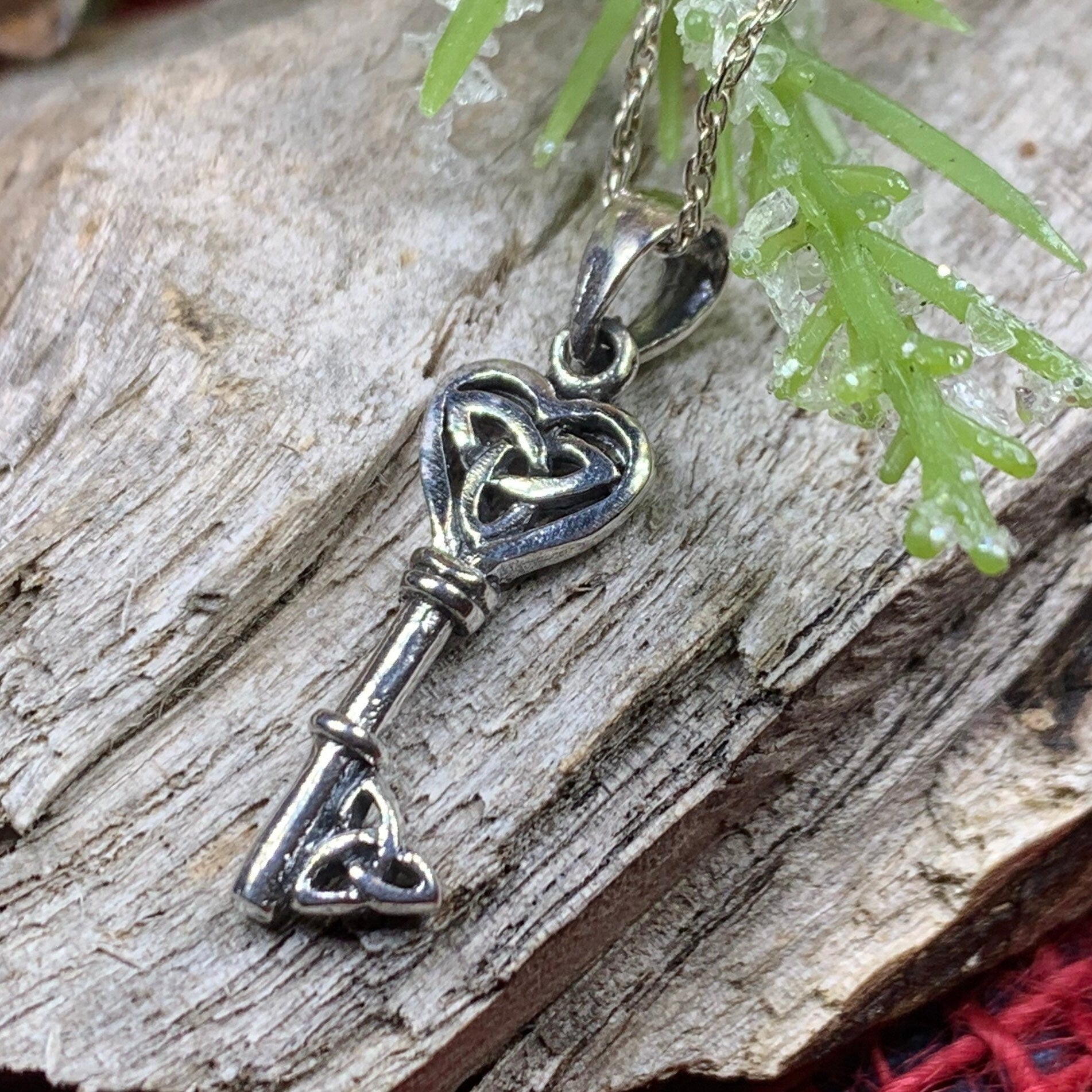 Petite Celtic Key Necklace