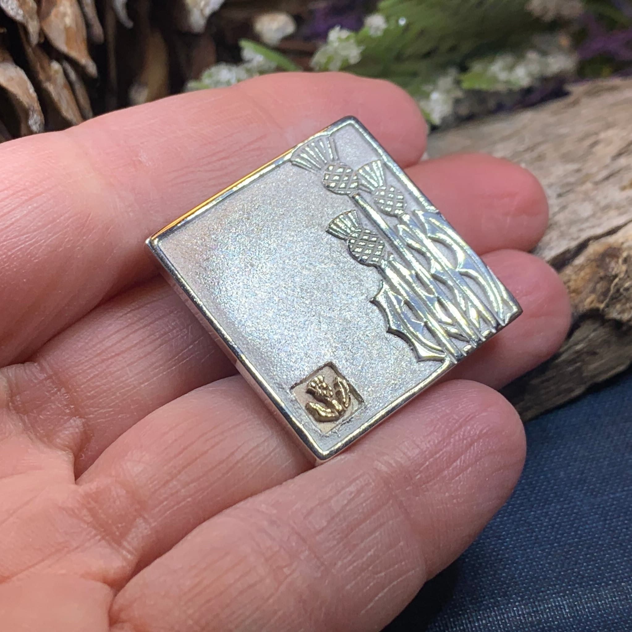 Portlethen Scottish Thistle Brooch