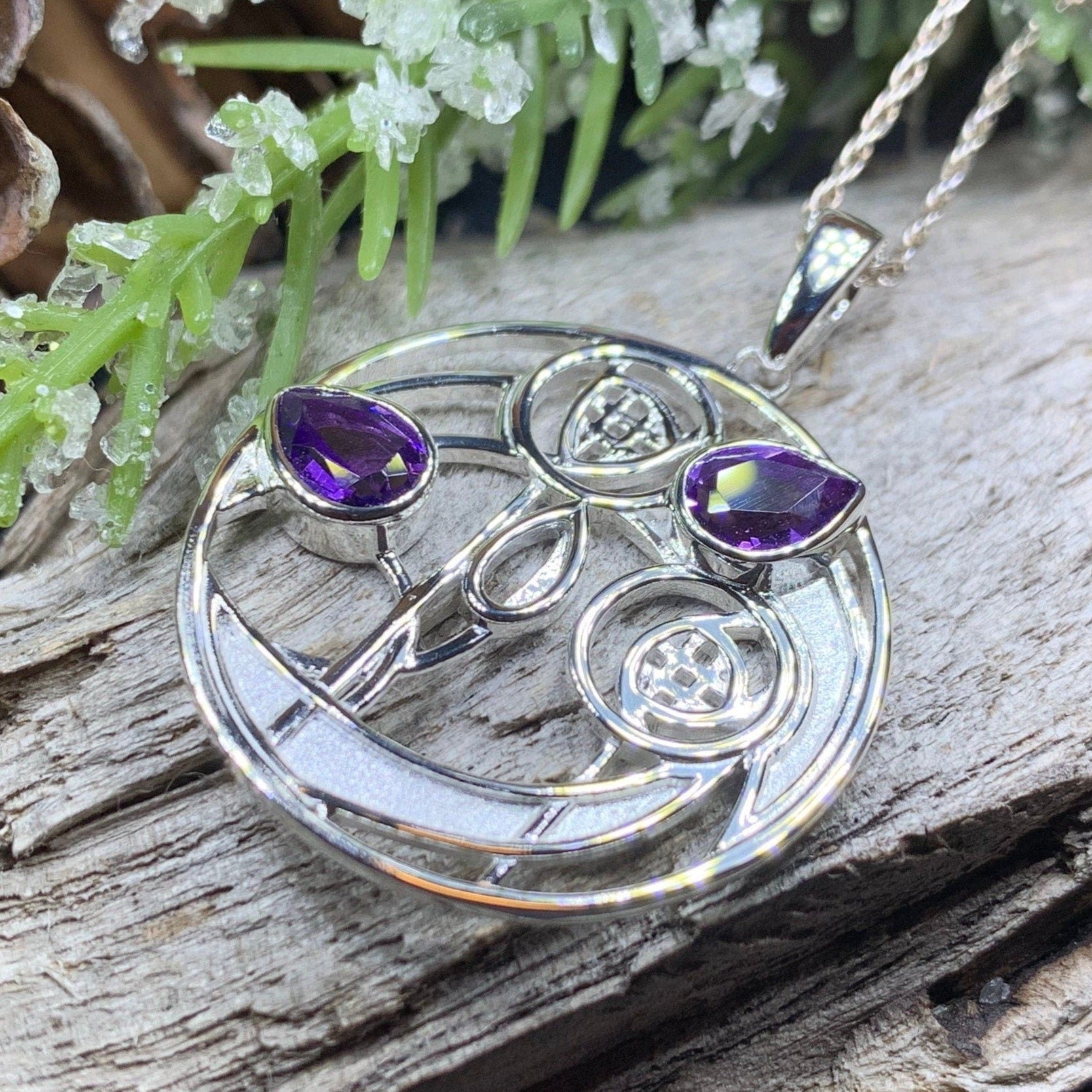 Cairn Impact Mackintosh Amethyst Necklace
