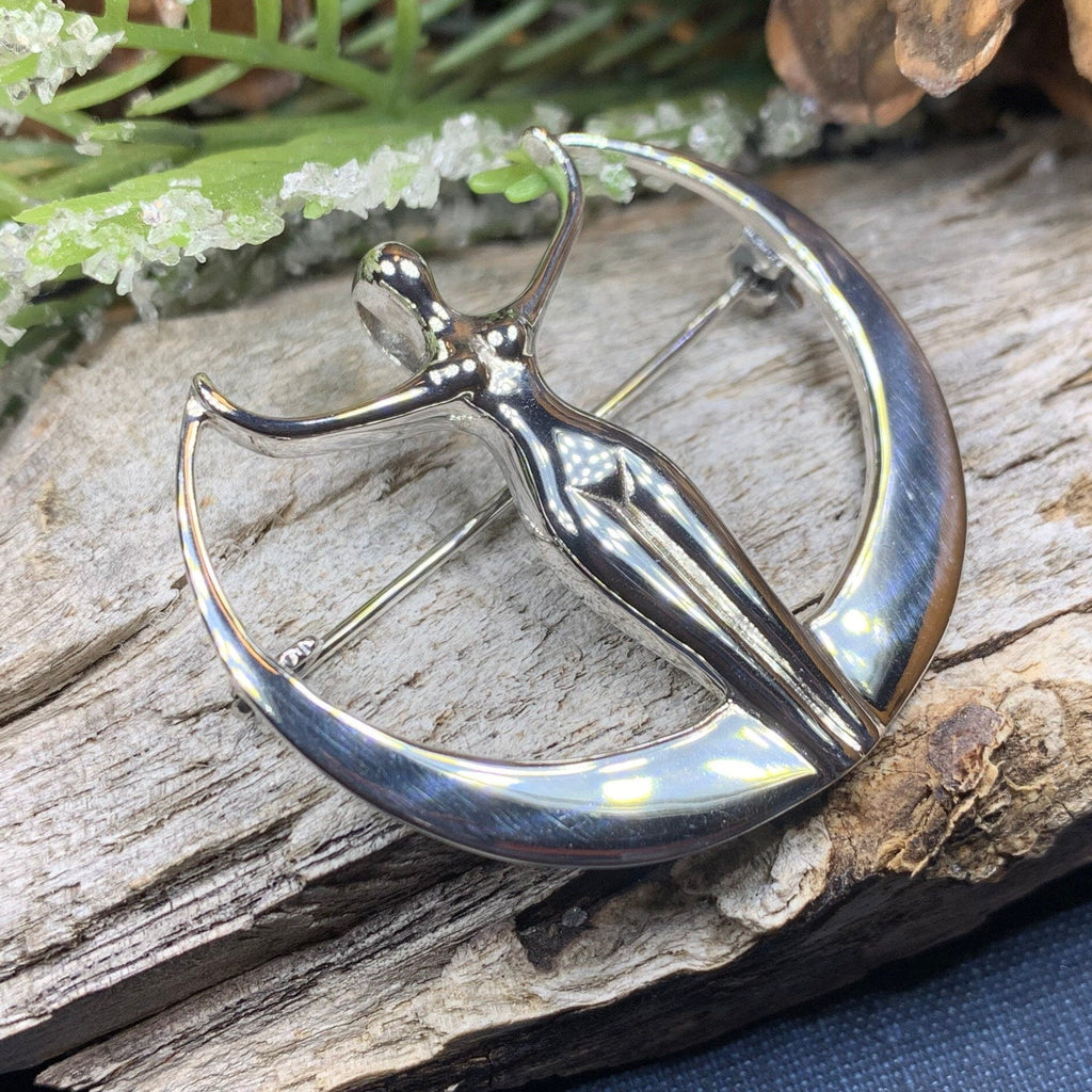 Astra Star Goddess Brooch