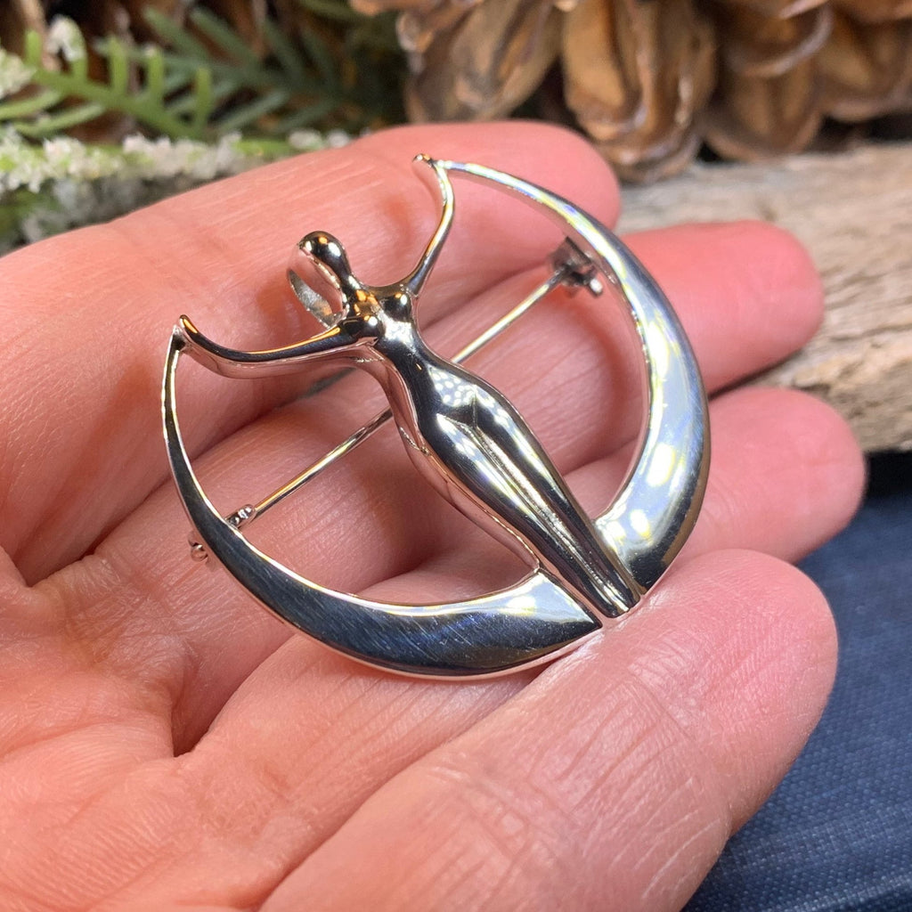 Astra Star Goddess Brooch