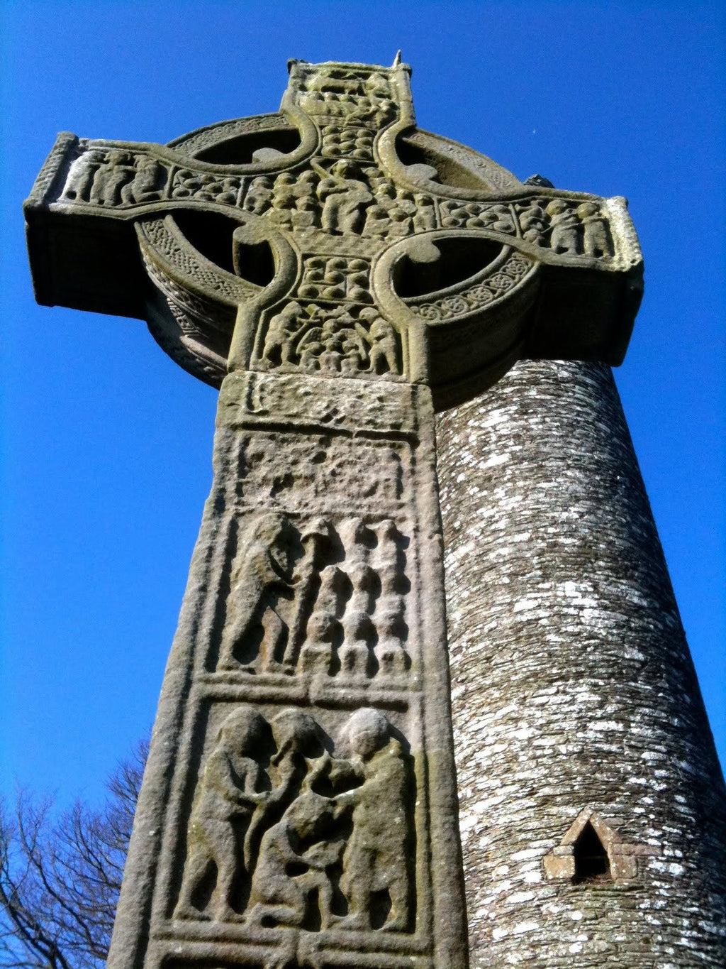 Monasterboice Celtic Turf High Cross Statue