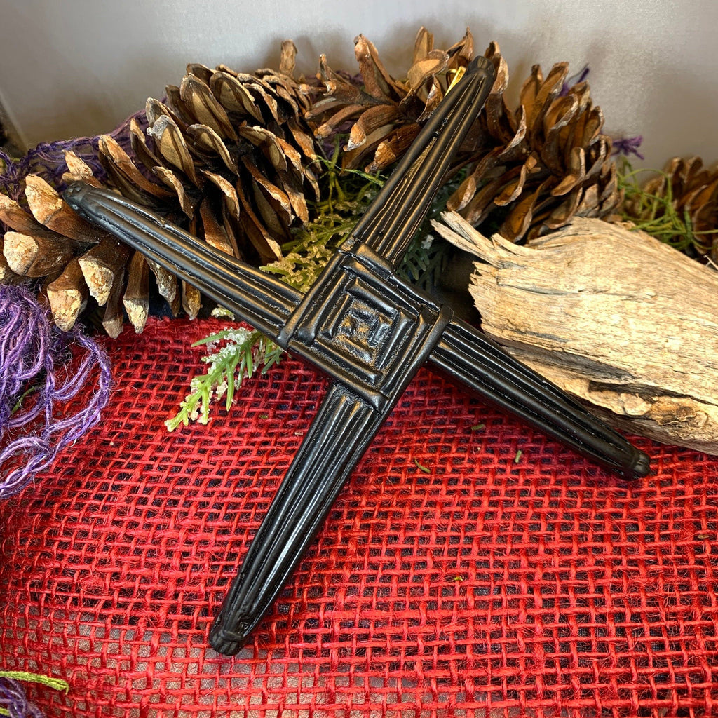 Saint Brigid's Irish Turf Celtic Cross