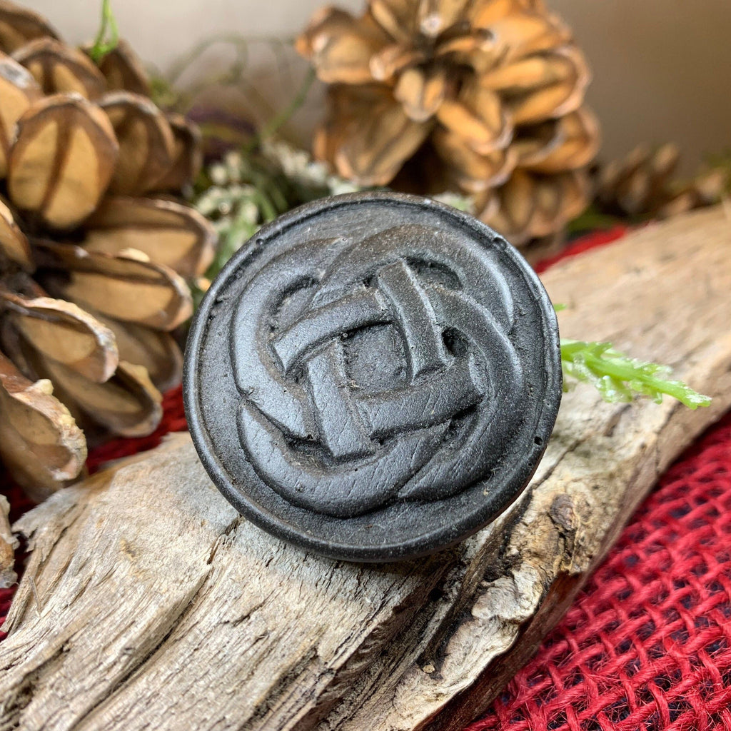 Irish Turf Celtic Knot Brooch
