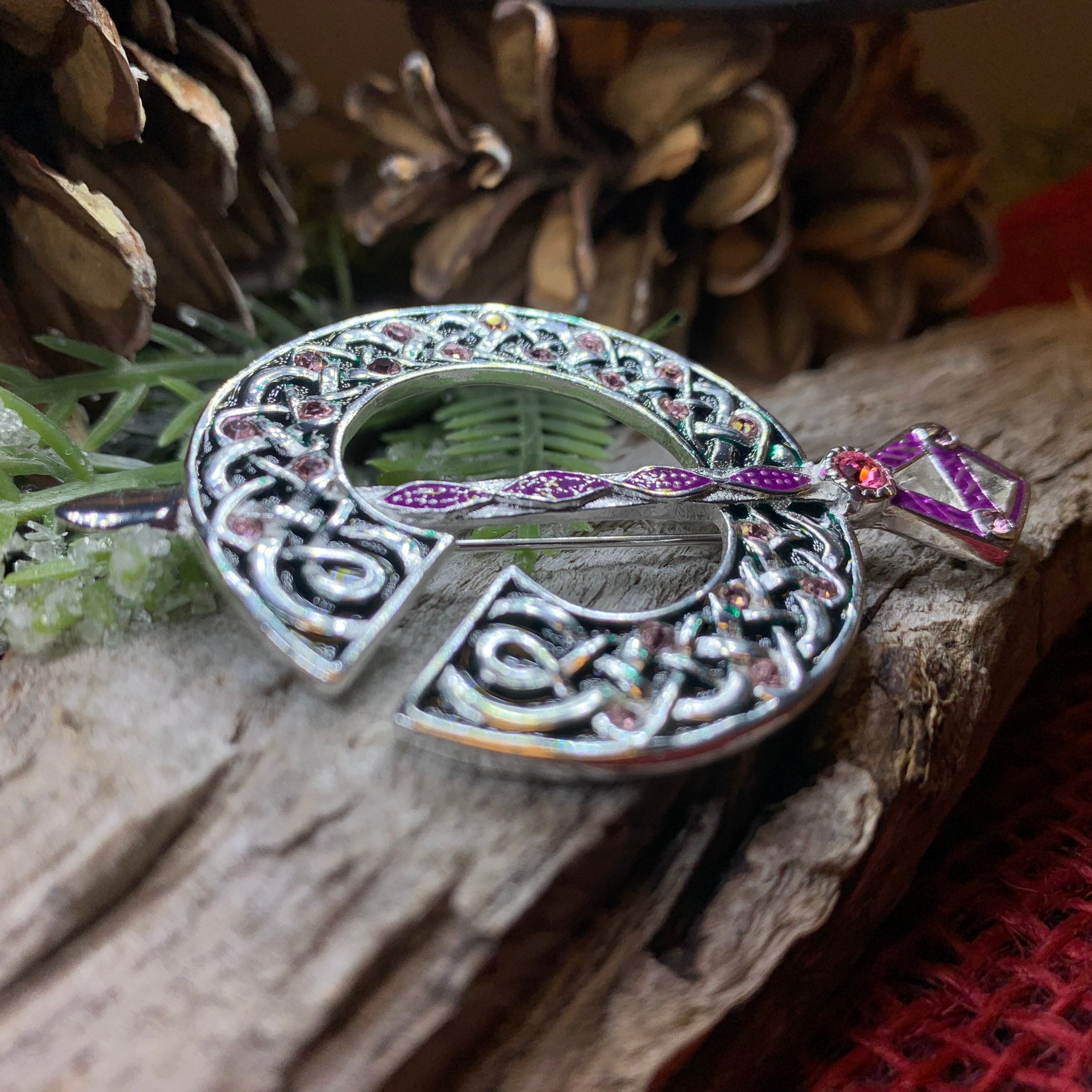 Destiny Celtic Enamel Brooch