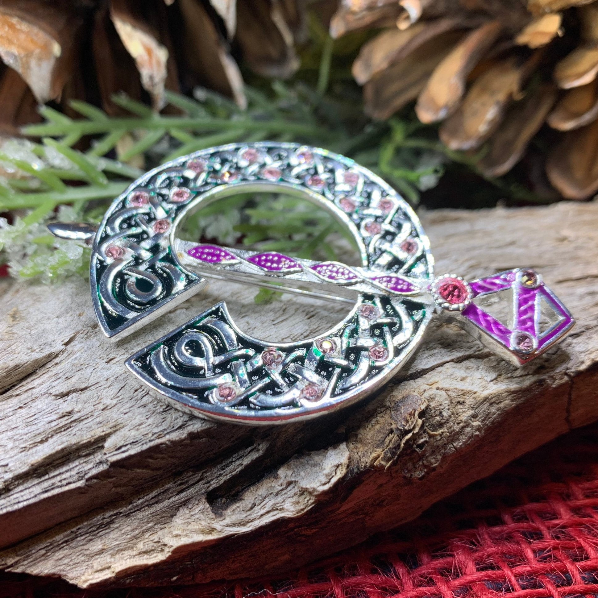 Destiny Celtic Enamel Brooch