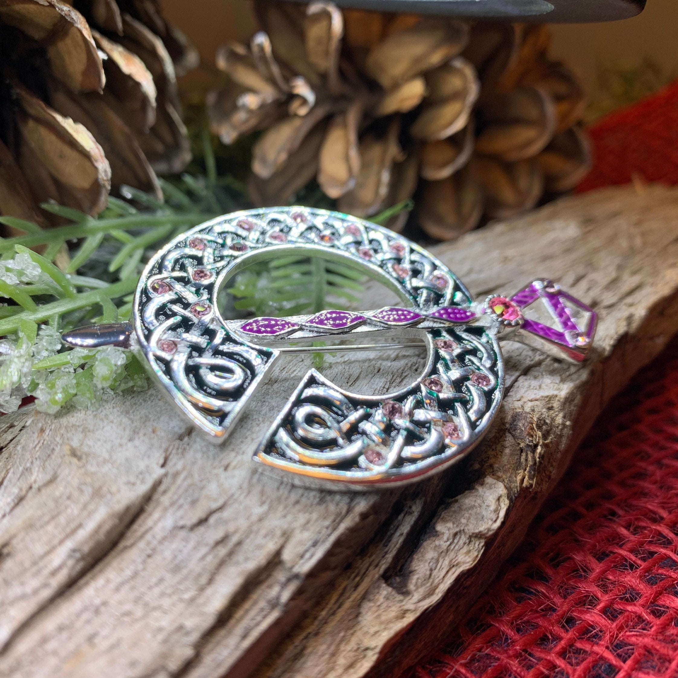 Destiny Celtic Enamel Brooch