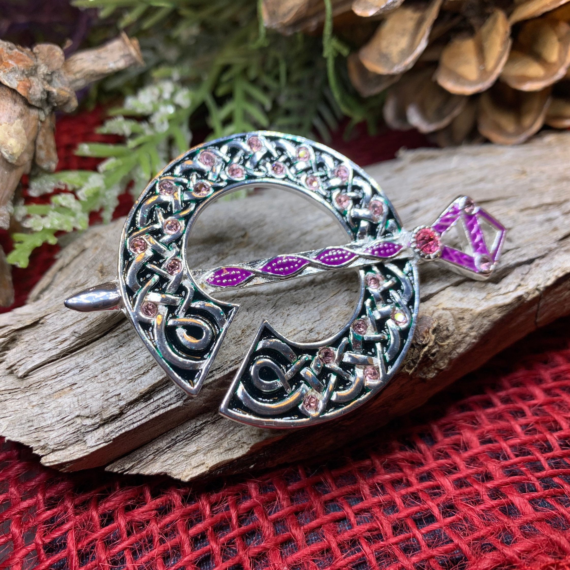 Destiny Celtic Enamel Brooch