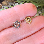 Ship's Helm Stud Earrings