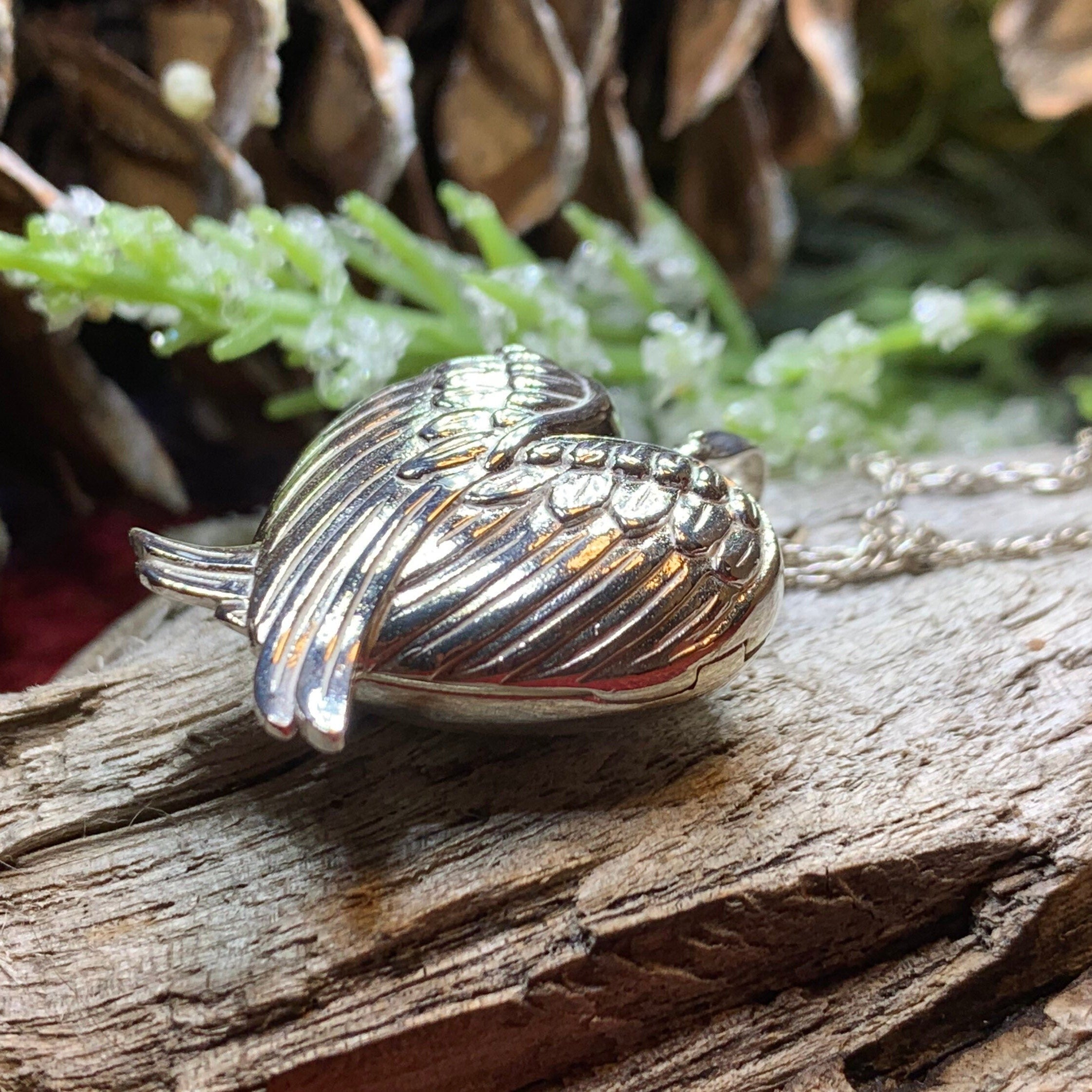 Florent Angel Wings Locket Necklace