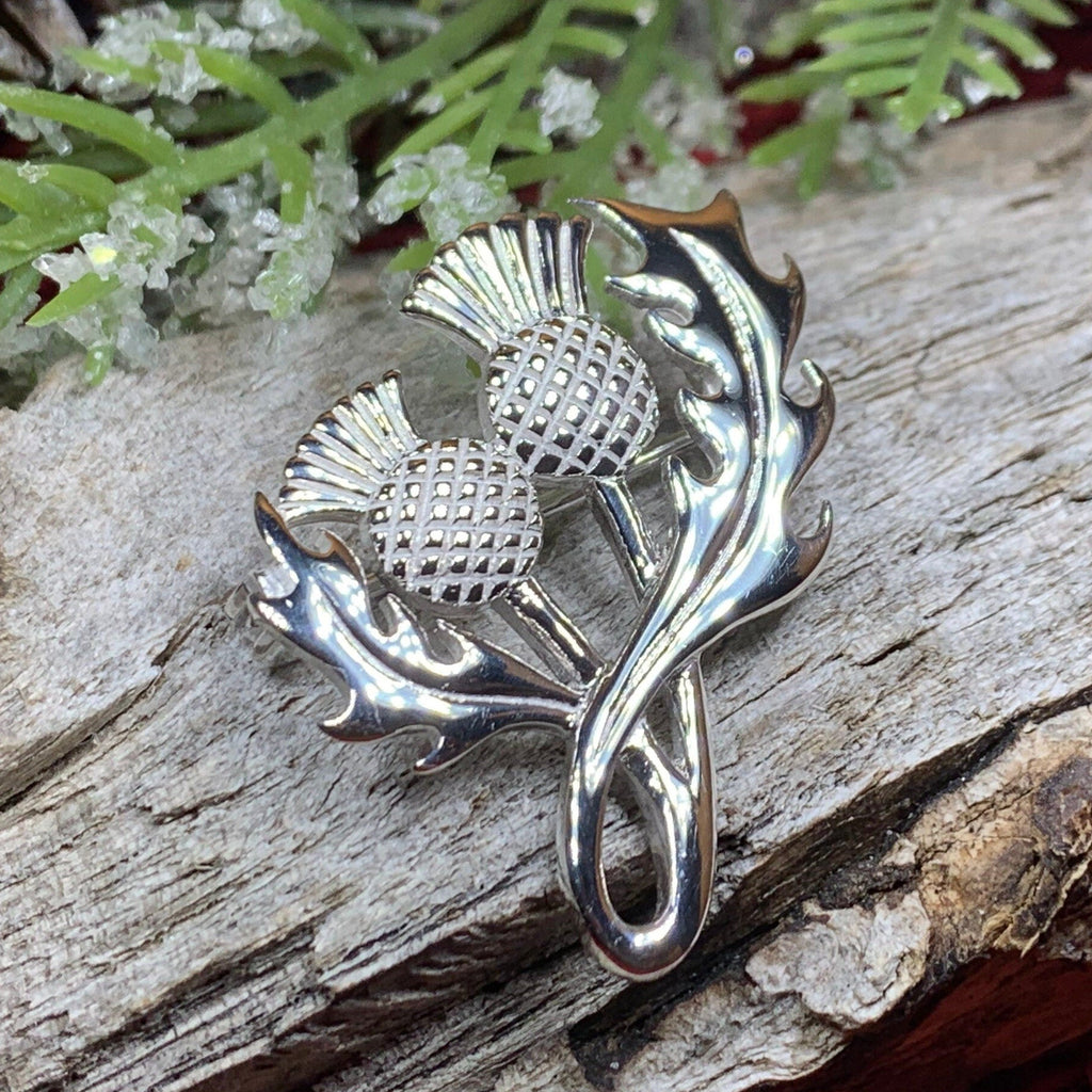 Tanyth Scottish Thistle Brooch