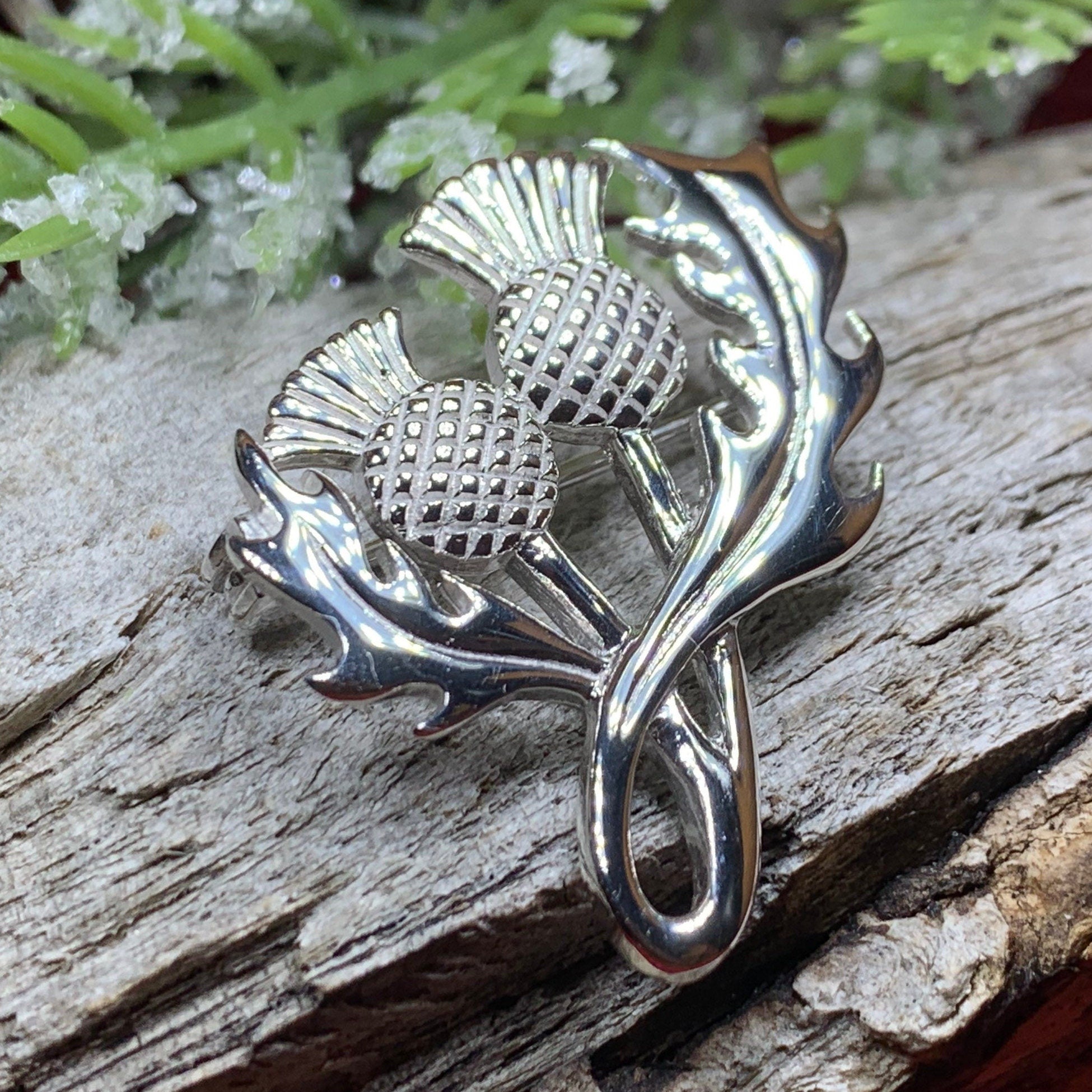 Tanyth Scottish Thistle Brooch