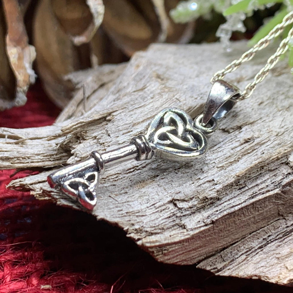 Petite Celtic Key Necklace