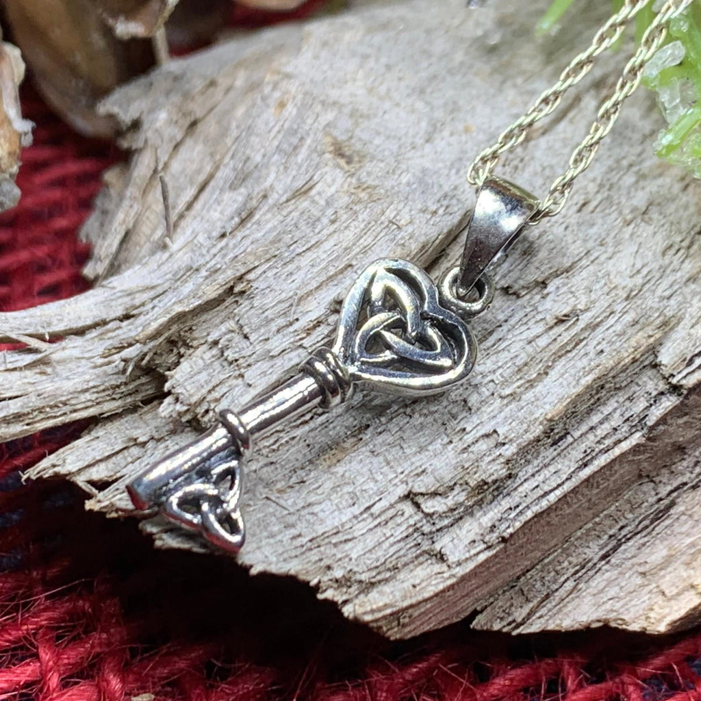 Petite Celtic Key Necklace