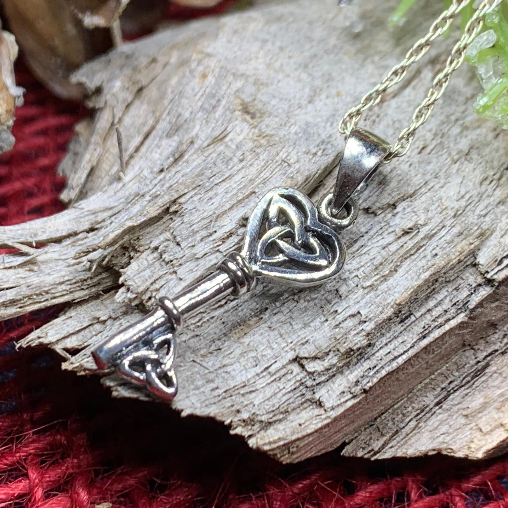 Petite Celtic Key Necklace