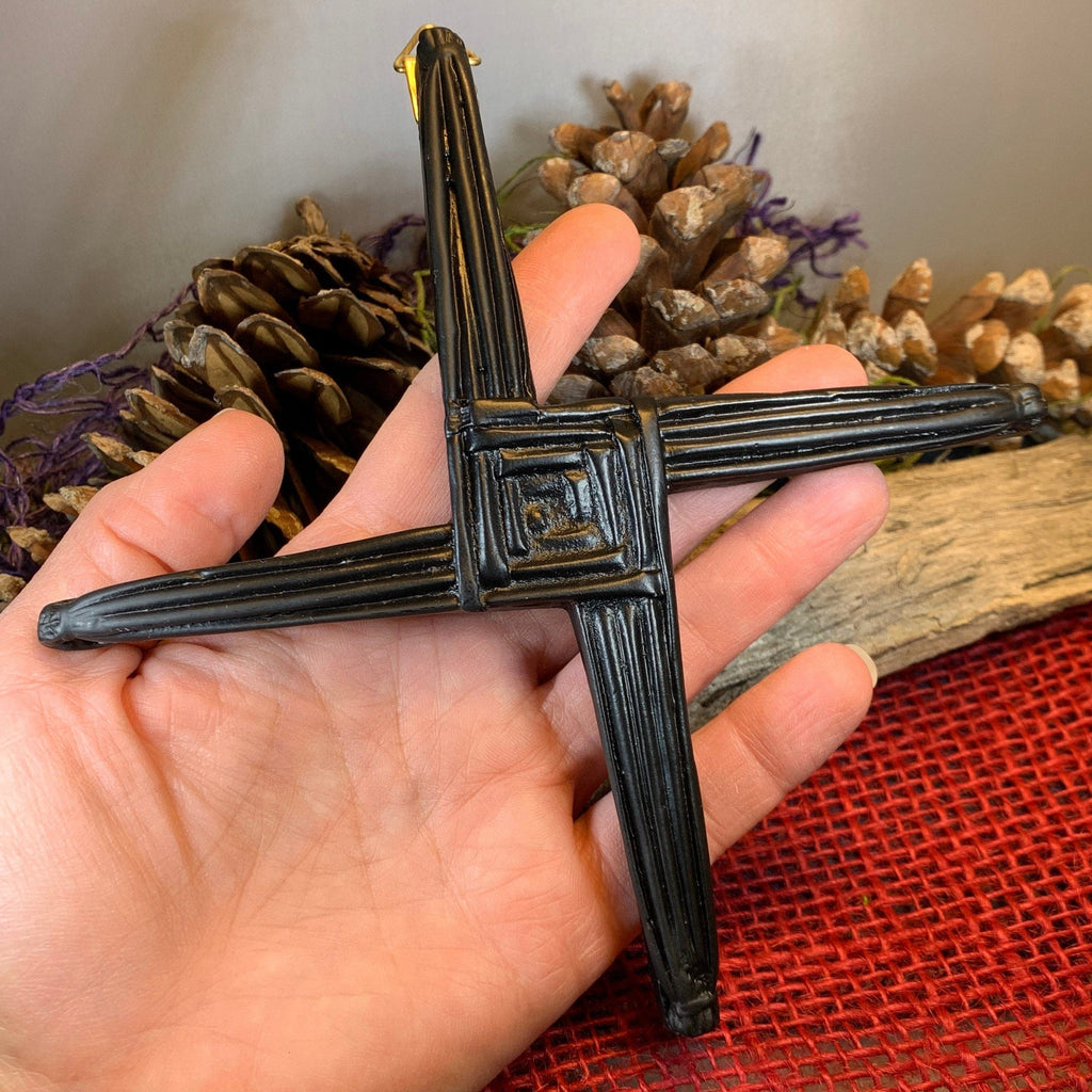 Saint Brigid's Irish Turf Celtic Cross