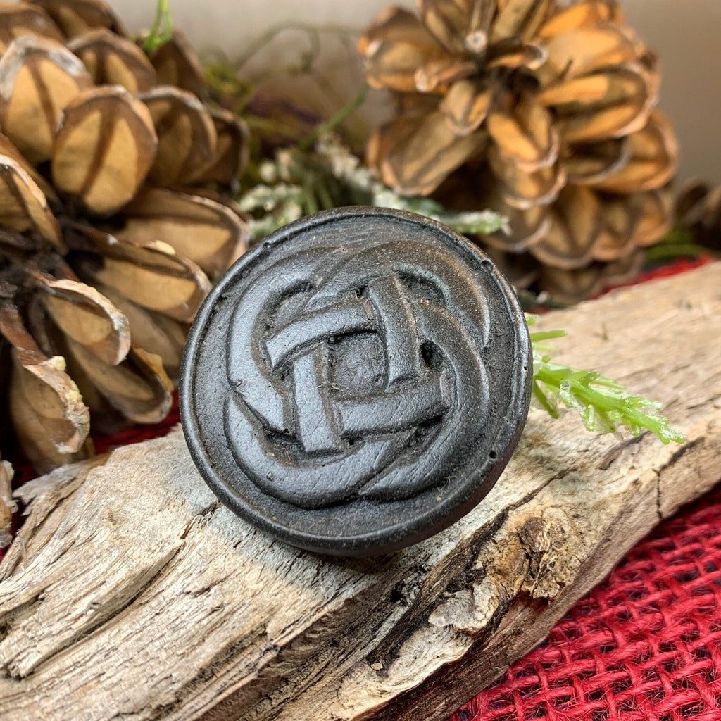 Irish Turf Celtic Knot Brooch