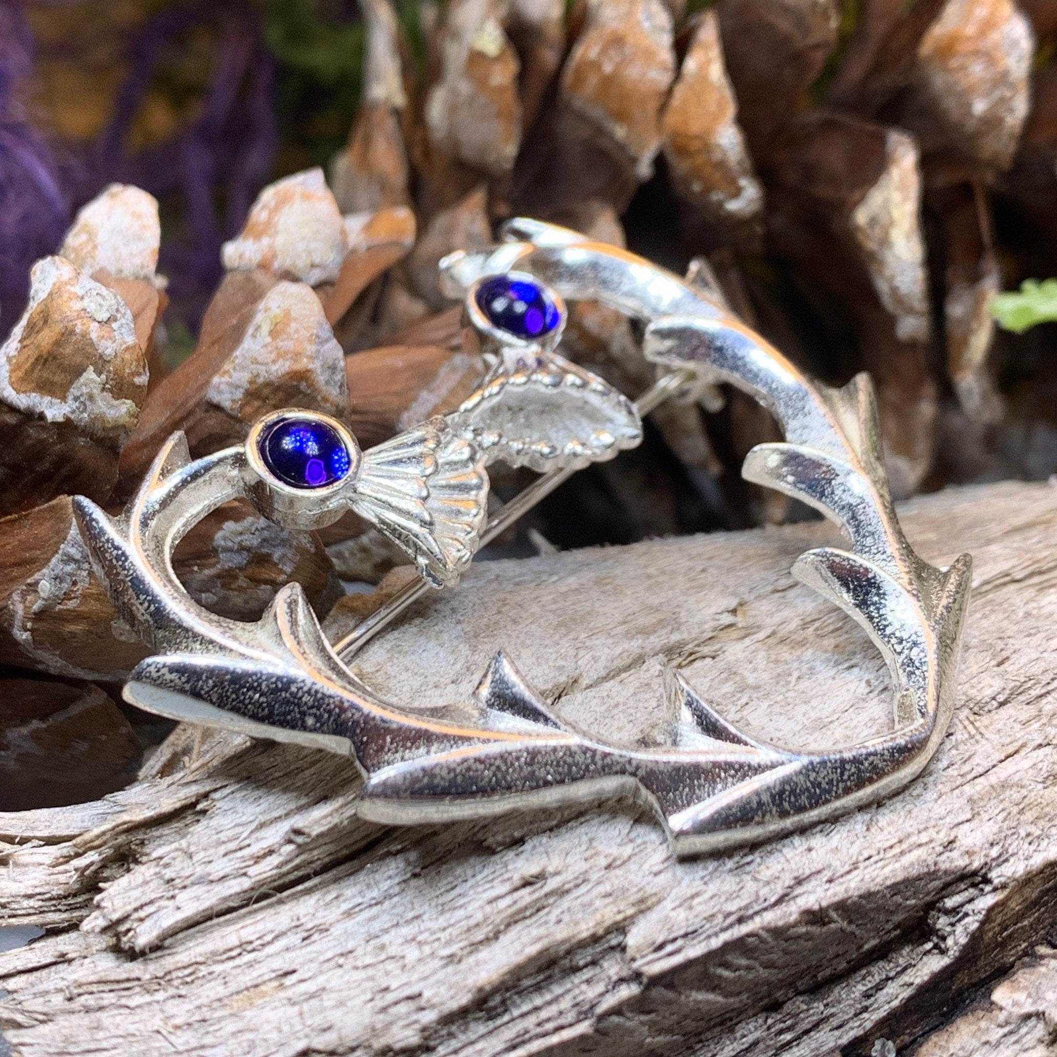 Thistle Country Fields Pin