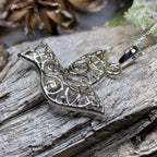 Trinity Knot Dove of Peace Necklace