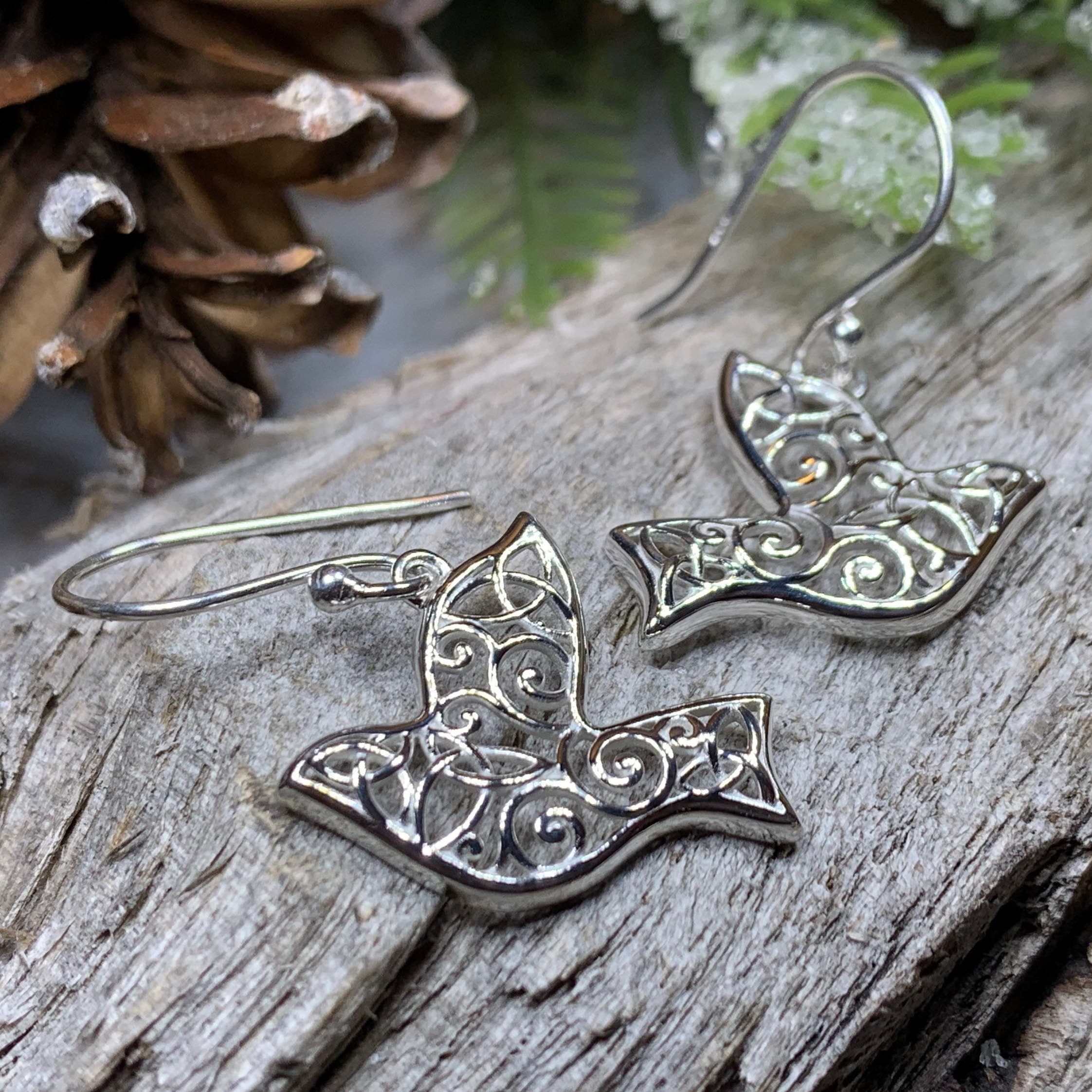 Celtic Dove Earrings