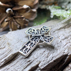 Celtic Dove Cross Necklace
