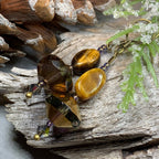 Golden Autumn Tiger's Eye Earrings