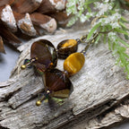 Golden Autumn Tiger's Eye Earrings