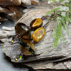 Golden Autumn Tiger's Eye Earrings