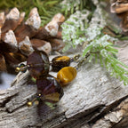 Golden Autumn Tiger's Eye Earrings