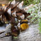 Golden Autumn Tiger's Eye Earrings