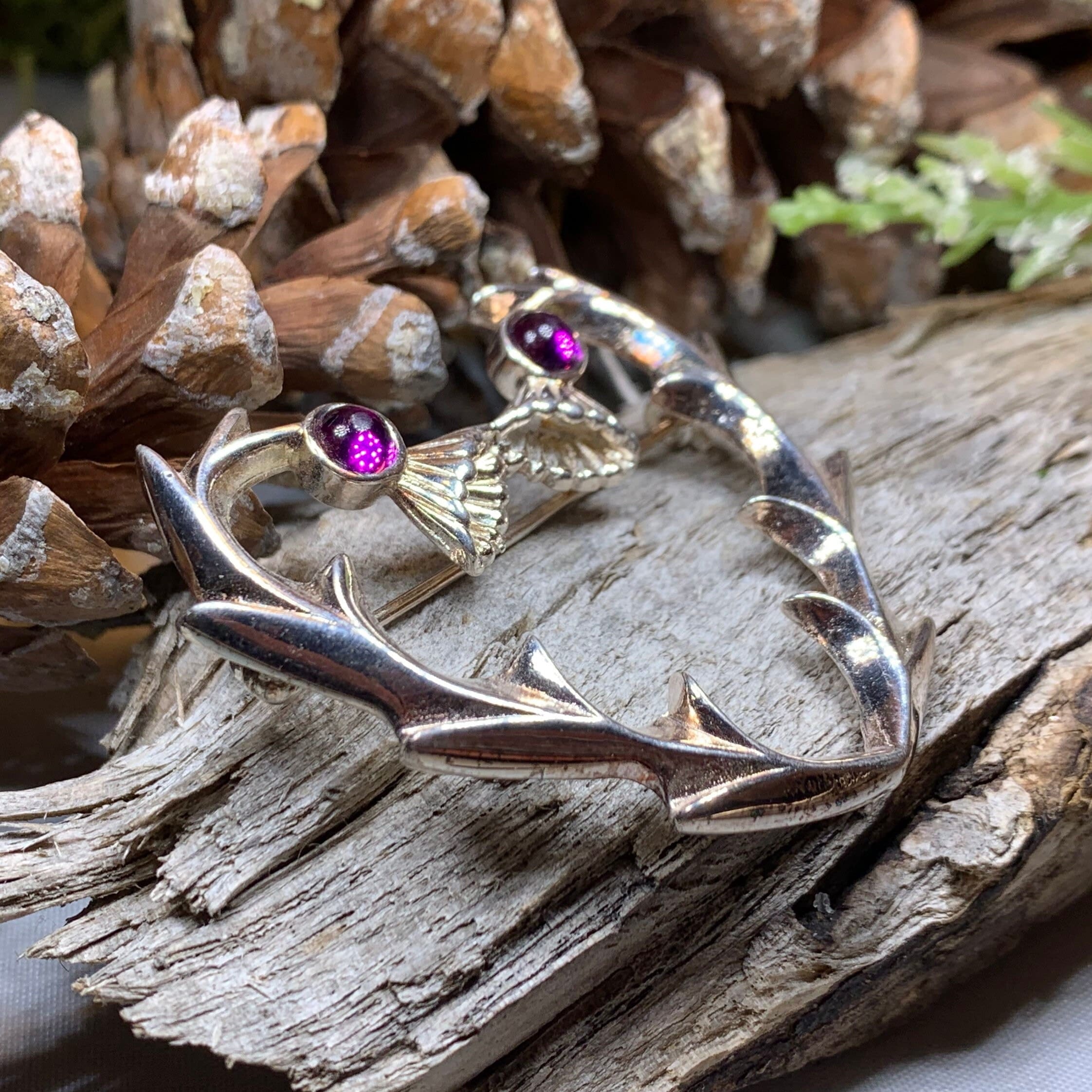 Thistle Country Fields Pin