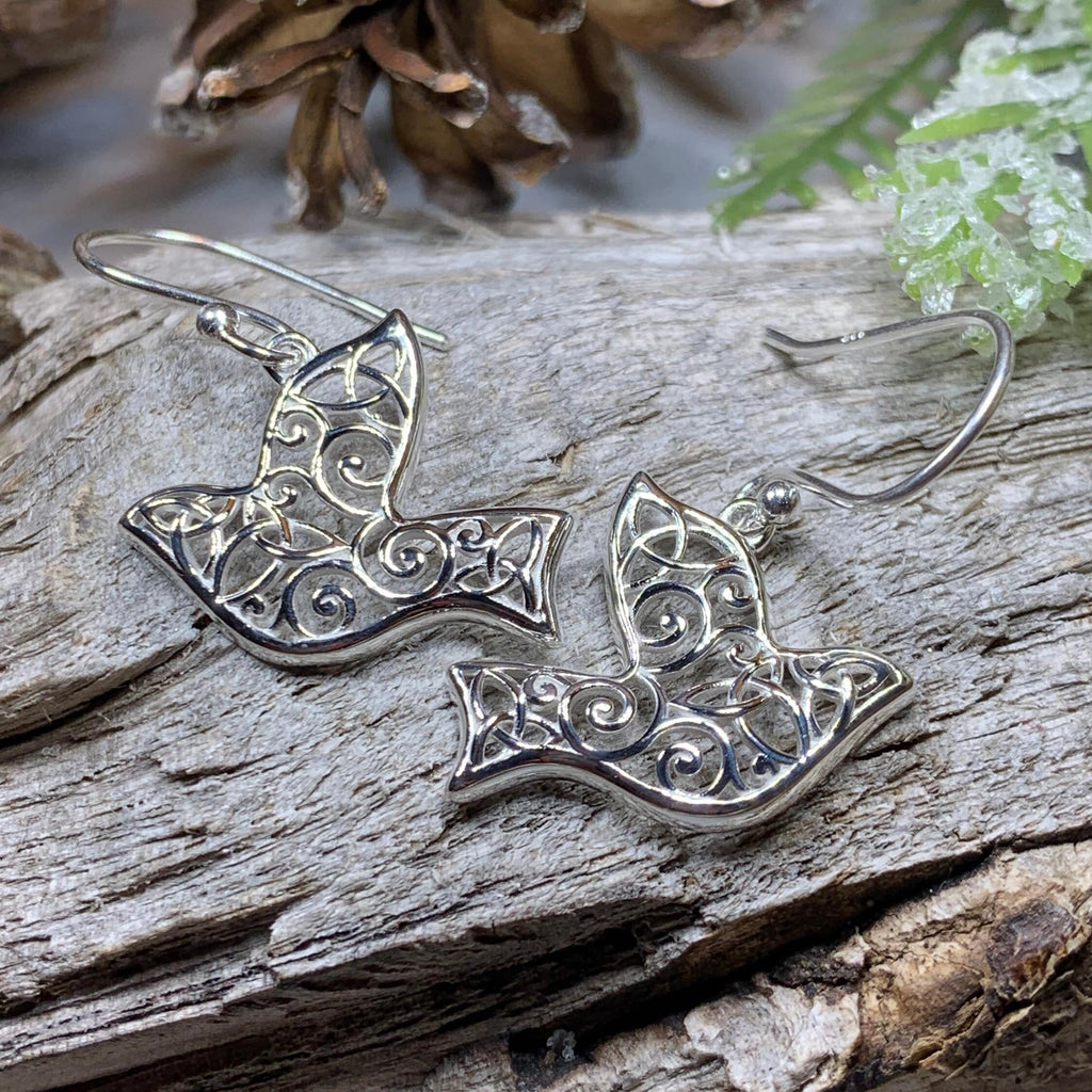 Celtic Dove Earrings