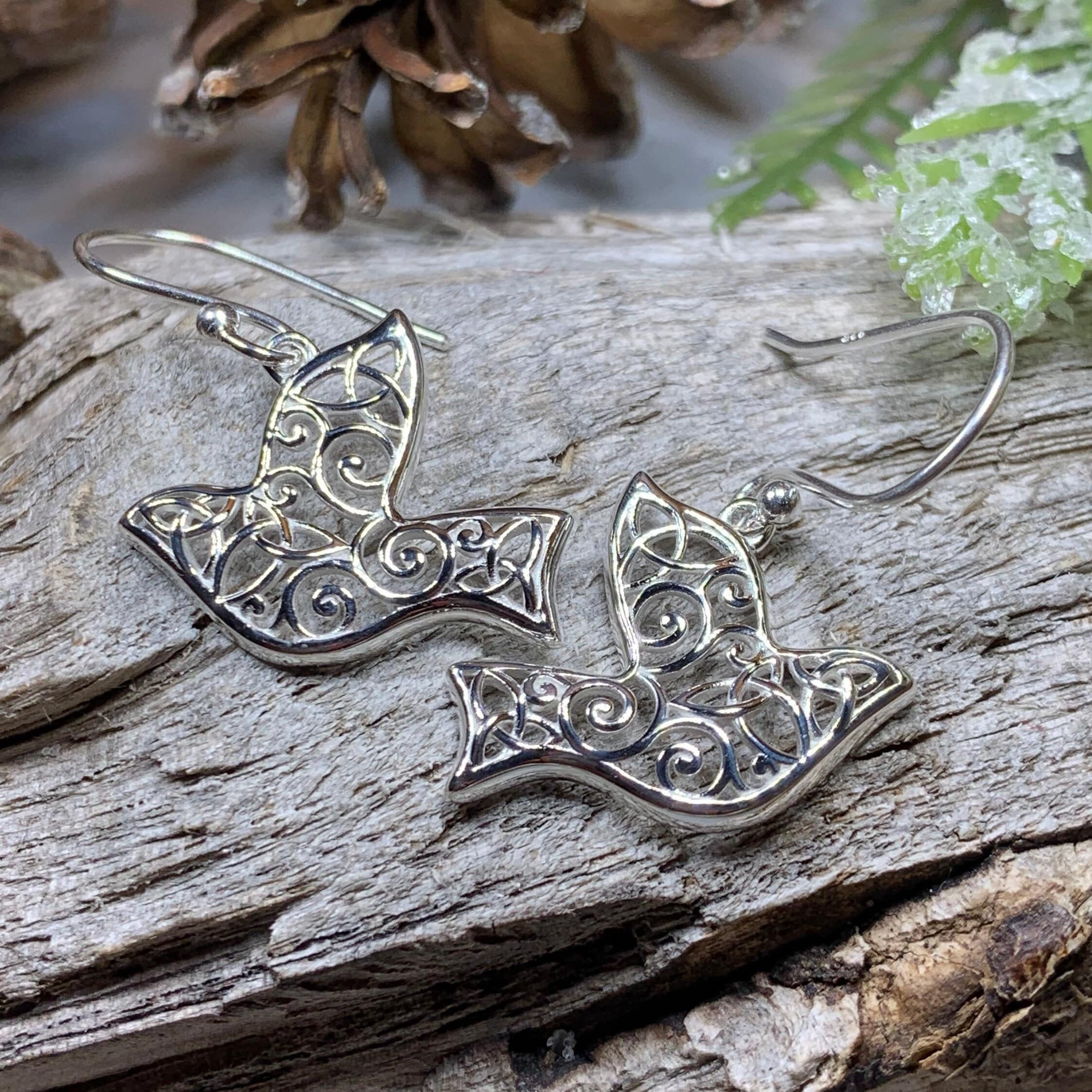 Celtic Dove Earrings