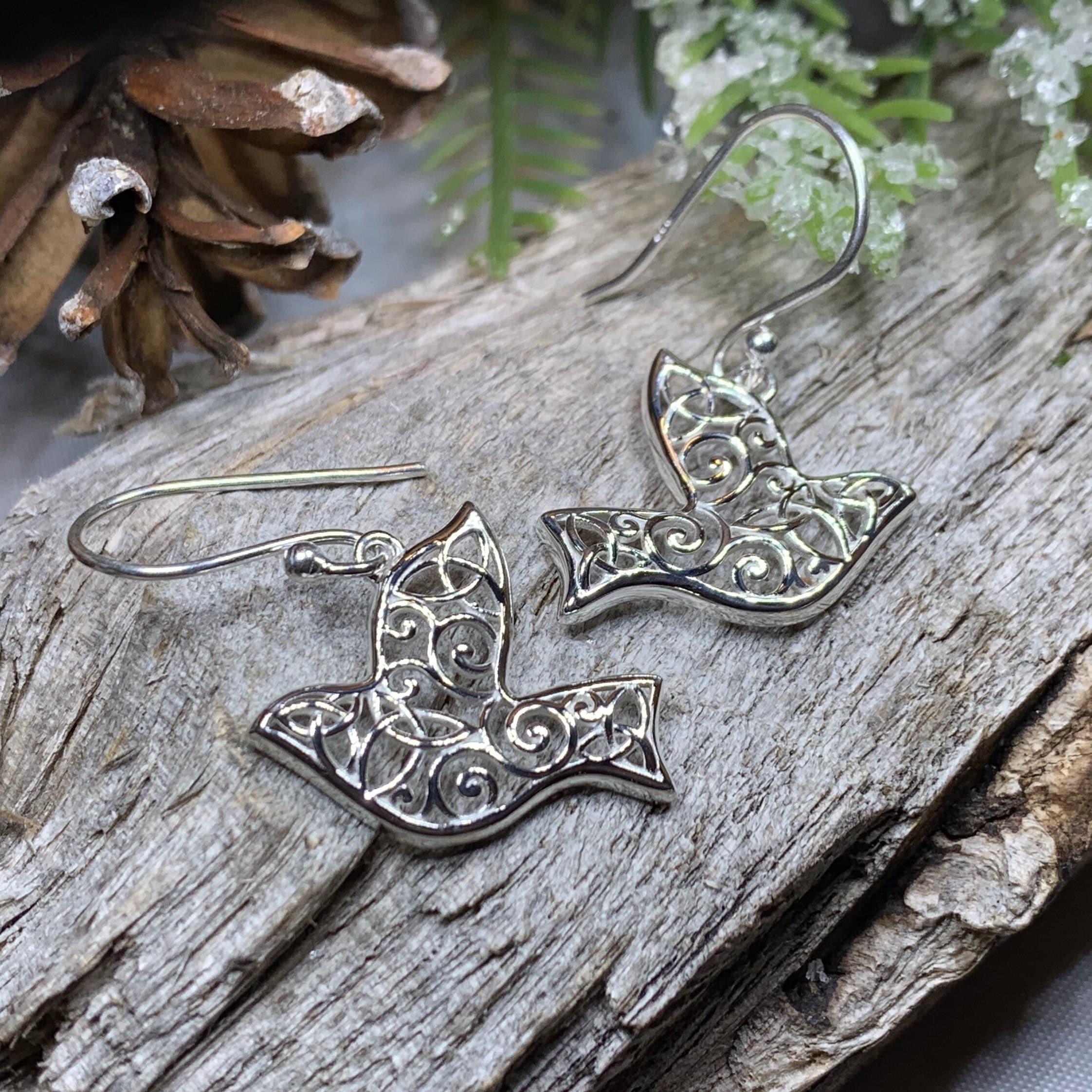 Celtic Dove Earrings