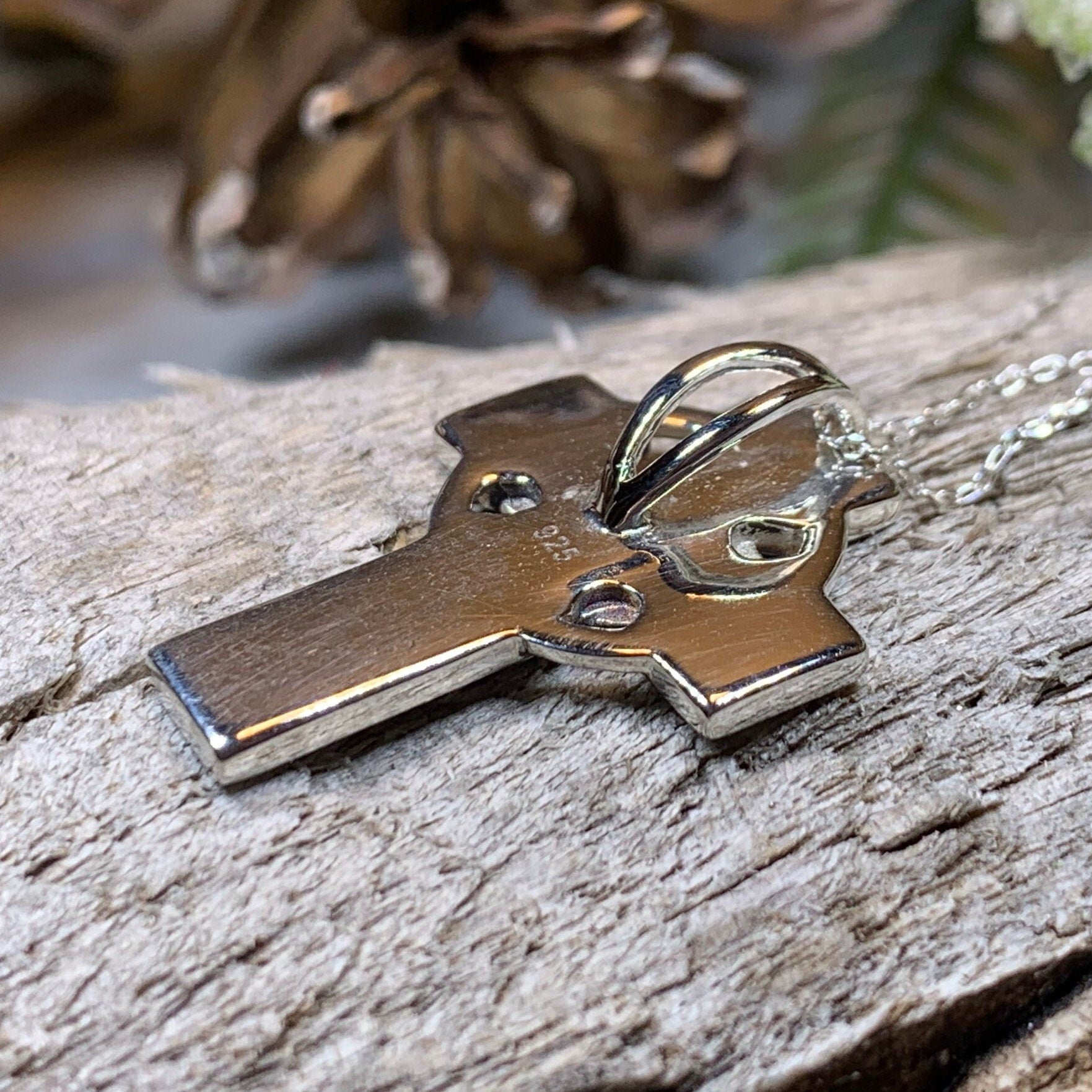 Celtic Dove Cross Necklace