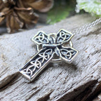 Celtic Dove Cross Necklace
