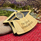 Graduation Lucky Sixpence Ornament