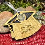 Graduation Lucky Sixpence Ornament