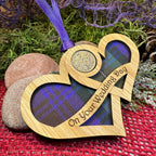 Wedding Lucky Sixpence Ornament