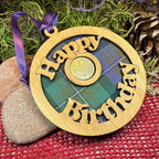 Birthday Lucky Sixpence Ornament