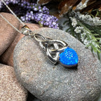 Cayla Opal Celtic Knot Necklace