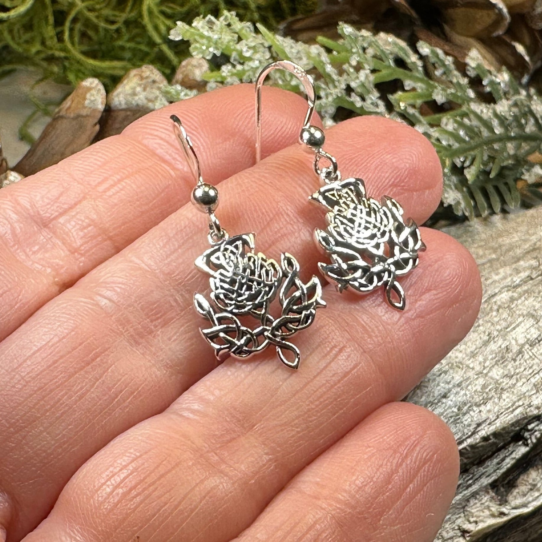 Eildon Thistle Earrings