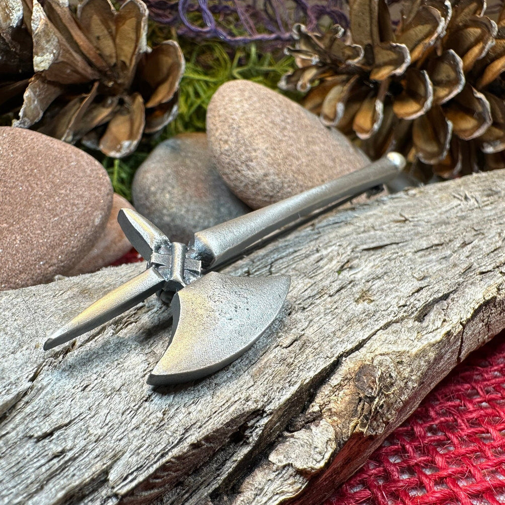 Medieval Battle Axe Kilt Pin