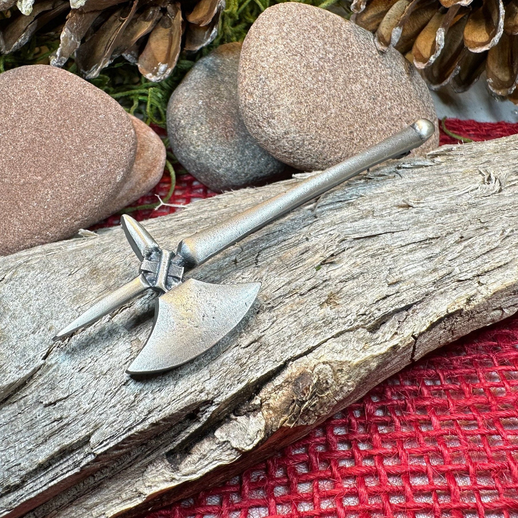 Medieval Battle Axe Kilt Pin