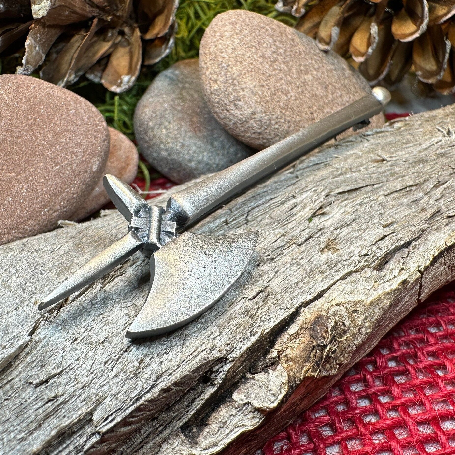 Medieval Battle Axe Kilt Pin